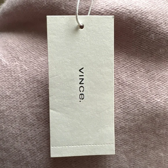 Vince Blush Cashmere Cowl-Neck SweaterNWT l Scandi Girl Edit